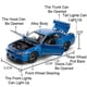 thumbnail image 2 of 1/24 Scale Nissan Skyline GTRR34 Models Cars Alloy Diecast Toys Rubber Tires Vehicle 4 Doors Opened Toy Car for Kids Best Gifts, 2 of 4