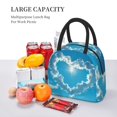 thumbnail image 5 of Daiia Heart Shaped Cloud Pattern Lunch Bag , Insulated Lunch Box, Small Leakproof Cooler Food Lunch Containers Reusable High Capacity Lunch Tote Bags-One Size, 5 of 6