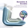 thumbnail image 2 of Baby Spoons First Stage Silicone Baby Spoon – Self Feeding Baby Utensils – Infant Spoons First Stage Baby Feeding Spoon - Soft & Gentle on Gums - BPA Free Silicone Baby Spoons Set (Pastel6), 2 of 2