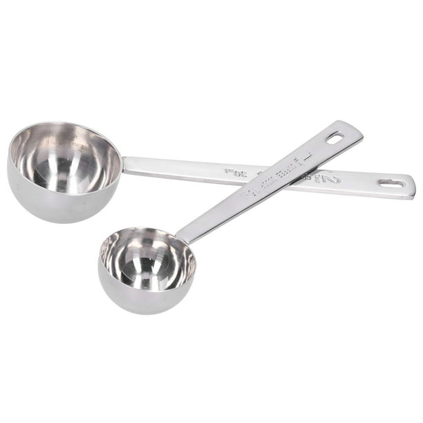 Cucharas medidoras de cocina, 2 cucharas medidoras de acero inoxidable 304, cucharas de acero inoxidable, características líderes en su clase