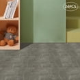 thumbnail image 3 of Wildnix Self Adhesive Floor Tiles, High-Quality PVC with Flame Retardant Layer, Waterproof, Fireproof, 24 PCS Set, Easy to Install and Clean, Beautiful Stone Grain Design, 3 of 6