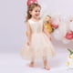 thumbnail image 2 of Vestido de novia para bebé, vestido de princesa para niña, vestido de princesa de encaje esponjoso con lazo para niña, 2 of 6