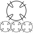 thumbnail image 4 of RENACLIPY 4Pcs Burner Ring Iron Compatible With Gas Stovetops For Cooking, 4 of 8