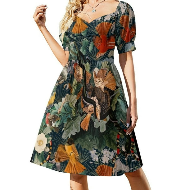 Vestido de manga corta con estampado de serpientes y serpientes, vestidos de lujo, vestido de estilo coreano, ropa de fiesta, vestido para mujer