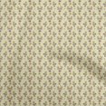 thumbnail image 1 of oneOone Georgette Viscose Beige Fabric Floral Craft Projects Decor Fabric Printed By The Yard 42 Inch Wide, 1 of 5
