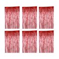 thumbnail image 1 of Xingzhi 6 Pcs Toile de Fond Pailletée pour Fête, Anniversaire, Mariage, Baby Shower, Rouge, 1 of 6