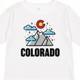 thumbnail image 4 of Inktastic Colorado Mountains and Clouds Boys or Girls Long Sleeve Toddler T-Shirt, 4 of 5