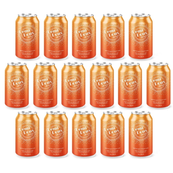 Demi Doux Low Sugar Orange Soda 16-Pack