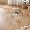 thumbnail image 5 of WMGHA Halloween Ghost Bathroom Rugs, Ultra Soft Ghost Shaped Bath Mat, Machine Washable White Bath Tub Living Bedroom Kids for Halloween Room Decor, Non-Slip, 3 Sizes, 5 of 5