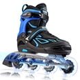 thumbnail image 1 of Patines en línea 2PM SPORTS Vinal para niños, ajustables, parpadeantes, 1 of 7