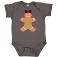 thumbnail image 3 of Inktastic Cute Gingerbread Girl with Red Plaid Bow Boys or Girls Baby Bodysuit, 3 of 5
