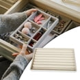 thumbnail image 3 of Jewelry Tray Multipurpose Showcase Display Organizer for Large Capacity Beige Beige Rings Tray, 3 of 8