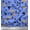 Lavender Blue, variant on Soimoi White Silk Fabric Dot,Zig Zag & Triangle Geometric Printed Fabric 1 Yard 42 Inch Wide
