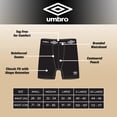 thumbnail image 6 of Umbro Mens Boxer Briefs Breathable Cotton Underwear Pack, Black Extra Large 6-Pack, 6 of 7