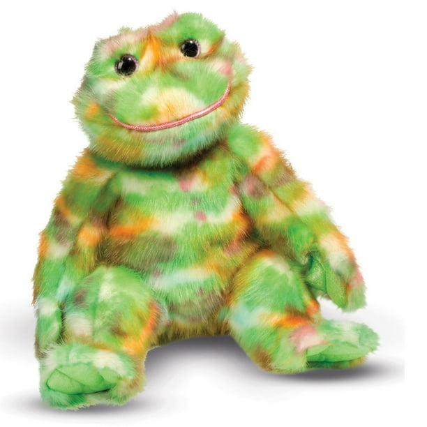 cuddle barn hadley storytelling frog 10 inch plush figure