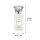 thumbnail image 2 of Perfumes para mujer, Fragancias para mujer Perfume de cristal, jade, diamante, madera, flores, dulces, arena fluida, perfume, dulces naturales y frescos, perfume de cristal para mujer, 100 ml, rocío f, 2 of 5