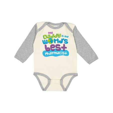 

Inktastic Pharmacist Daddy for Son or Daughter Boys or Girls Long Sleeve Baby Bodysuit