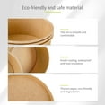 thumbnail image 3 of Paquete de 50 cuencos de papel, cuencos de sopa desechables, cuencos de ensalada resistentes, en papel kraft, ecológicos, duraderos, sin fugas, para postres, 3 of 4