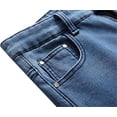 thumbnail image 3 of Pantalones vaqueros de invierno for hombre con forro polar, elásticos y térmicos, de corte regular for clima frío., 3 of 7
