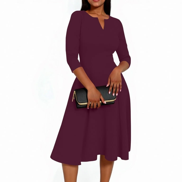 knee length dresses for ladies Women's Anne Fit and Flare Straight Across Neck Tweed Midi Dress XS/S/M/L  White MEAN BLVD main image 1