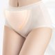 thumbnail image 3 of Gibobby Panty Microfibra con Encaje Calzoncillos de algodón para mujer Ropa interior de cálido menstrual de cintura media(Beige， XL), 3 of 5