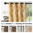 thumbnail image 2 of Deco Window 36 to 66 Inches Adjustable Curtain Rod for Windows with Center Strap Ball Finials (1'' Diameter, Black), 2 of 8