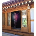 thumbnail image 2 of Doorway Drape Split Curtains, Day of The Dead Skeleton Room Divider Privacy Door Curtains, 34" x 56", 2 of 7
