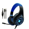 thumbnail image 2 of Gwong Electrónica Auriculares de reducción de ruido de la reducción de los auriculares de bajos luminosa con cable con micrófono, 2 of 6