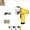 Yellow, variant on Rechargeable High-Speed Cardboard Cutter, Four Speed Control Powerful Cordless Box Cutter with LED, for Fabric, Leather, Carpet Diy Projects, Lightweight & Effortless