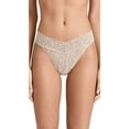 thumbnail image 2 of Hanky Panky Signature Lace Strings Original Rise pour Femmes - Taille Unique - Chai, (Lot de 3), 2 of 10