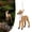 C, variant on Faux Fur Animal Hanging Ornaments, Plush Woodland Animal Pendant, Cute Animals Decorative Hanging Ornaments, Rustic Animal Decoration for Xmas Tree Backpack Party (Squirrel)