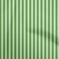 thumbnail image 1 of oneOone Tissu Popeline de Coton Vert Rayures Tissu pour Robe Tissu Imprimé au Mètre 56 Pouces de Large, 1 of 4