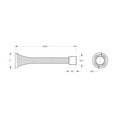 thumbnail image 3 of SDS375U10B 3-3/4" Baseboard Door Bumper, Heavy Duty, Steel, Oil Rubbed Bronze Finish, 3 of 5