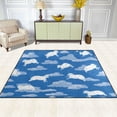 thumbnail image 3 of Area Rug Indoor 80"x58"in Non-Slip Wear Resistant Floor Mats Soft Large Carpets for Living Room Bedroom Home Decor Cartoon-style White Sheep, 3 of 7