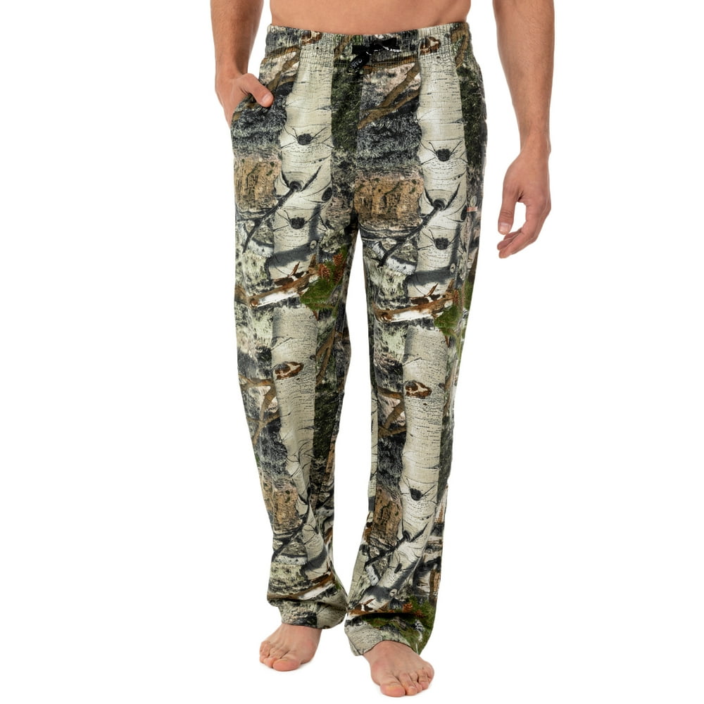 Mossy Oak Men's Relaxed Fit Camo Fleece Sweatpants
