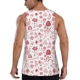 thumbnail image 3 of Easygdp Flower Leaves Men's Tank Top, Sleeveless Muscle T Shirts, Breathable, Quick-Dry, Loose for Gym, Running, Fitness - 4X-Large, 3 of 9