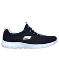 thumbnail image 5 of Skechers Slip on Sneakers for Women Sport Summits Mesh Bungee Closure Athletic Shoes Knit Upper Memory Foam Cushioning Flexible Lightweight Support, 5 of 5