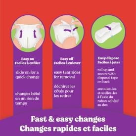 Huggies Little Movers HuggFit 360° Baby Diapers with 360° Waistband, Size 2 (16-28 lbs), 26 Count