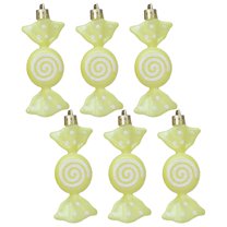 WMGHA 6pcs Candy Land 2026 Xmas Birthday Party Wedding Suppiles Decoration, Hanging Candy Cane Christmas Tree Décor, Christmas Decorative Hanging Ornaments Crafts