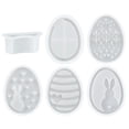 thumbnail image 3 of Pascua huevos de silicona de la Pascua moldes de resina epoxi óvulos 3D mohos de resina moldes en forma de huevo moho decorativo para la fiesta de pascua, 3 of 9