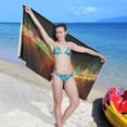 thumbnail image 6 of Coolnut Music Note Stripe Microfiber Beach Towels 71x31in,Dragonfly Pattern Sand Free Beach Towel,Quick Dry Beach Towel, Extra Large Beach Towels for Adults,Kids,Travel Towel,Camping Towel, 6 of 6