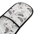 thumbnail image 2 of Dailycode Double Sided Oven Mitt with Loop Heat Resistant Kitchen Long Potholders 7" x 35" Seagulls Bird Lines, 2 of 6