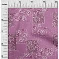 thumbnail image 2 of oneOone Cotton Cambric Purple Fabric Florals Dress Material Fabric Print Fabric By The Yard 56 Inch Wide, 2 of 4