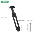 thumbnail image 3 of Uxcell 1-Pack Pestillos de Caucho Flexibles con Mango en T 7.9" para Caja de Herramientas, Negro, 3 of 6