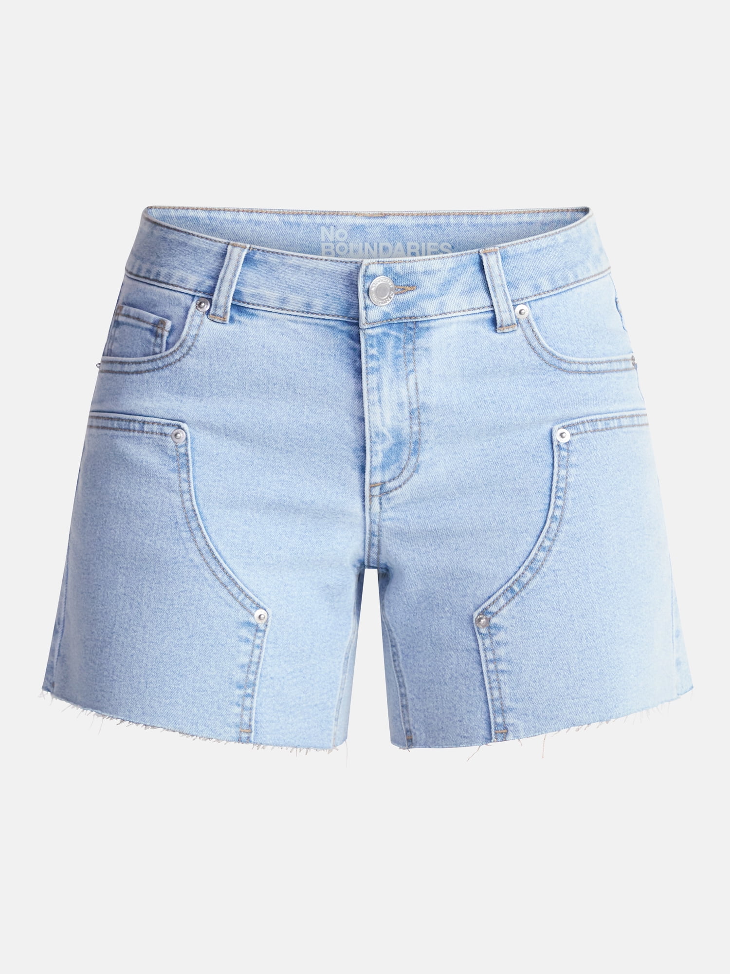 No Boundaries Relaxed Fit Shorts, 5" Inseam, Women's 00-20