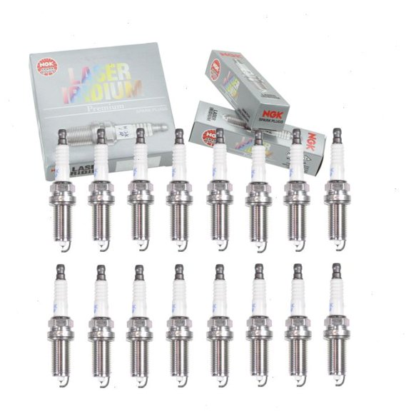 16 pc NGK Laser Iridium Spark Plugs compatible with Ram 2500 5.7L V8 2011-2018