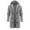 Gray, variant on Herrnalise Fashion Leisure Autumn And Winter Hooded Cardigan Wool Line Horn Button Coat Men Khaki