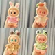 thumbnail image 4 of Para Labubu Idol hecho a mano tejido Orejas de conejo Rana diadema suéter ropa 15-17cm Mini ropa de muñeca de peluche accesorios de atuendo, 4 of 5