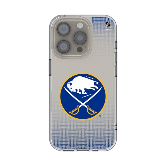 Buffalo Sabres Linen Logo iPhone Clear Case