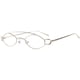 thumbnail image 2 of Gafas de sol shamjiam Clásico Unisexo Gafas Deportivas para golf de Pesca con Polígono Estructura Metálica Marco plano plateado luz, 2 of 6